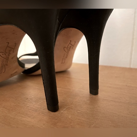 Vince Camuto Imagine Open Toe Black Heels — Women’s 7.5 — Worn only once - Picture 13 of 16